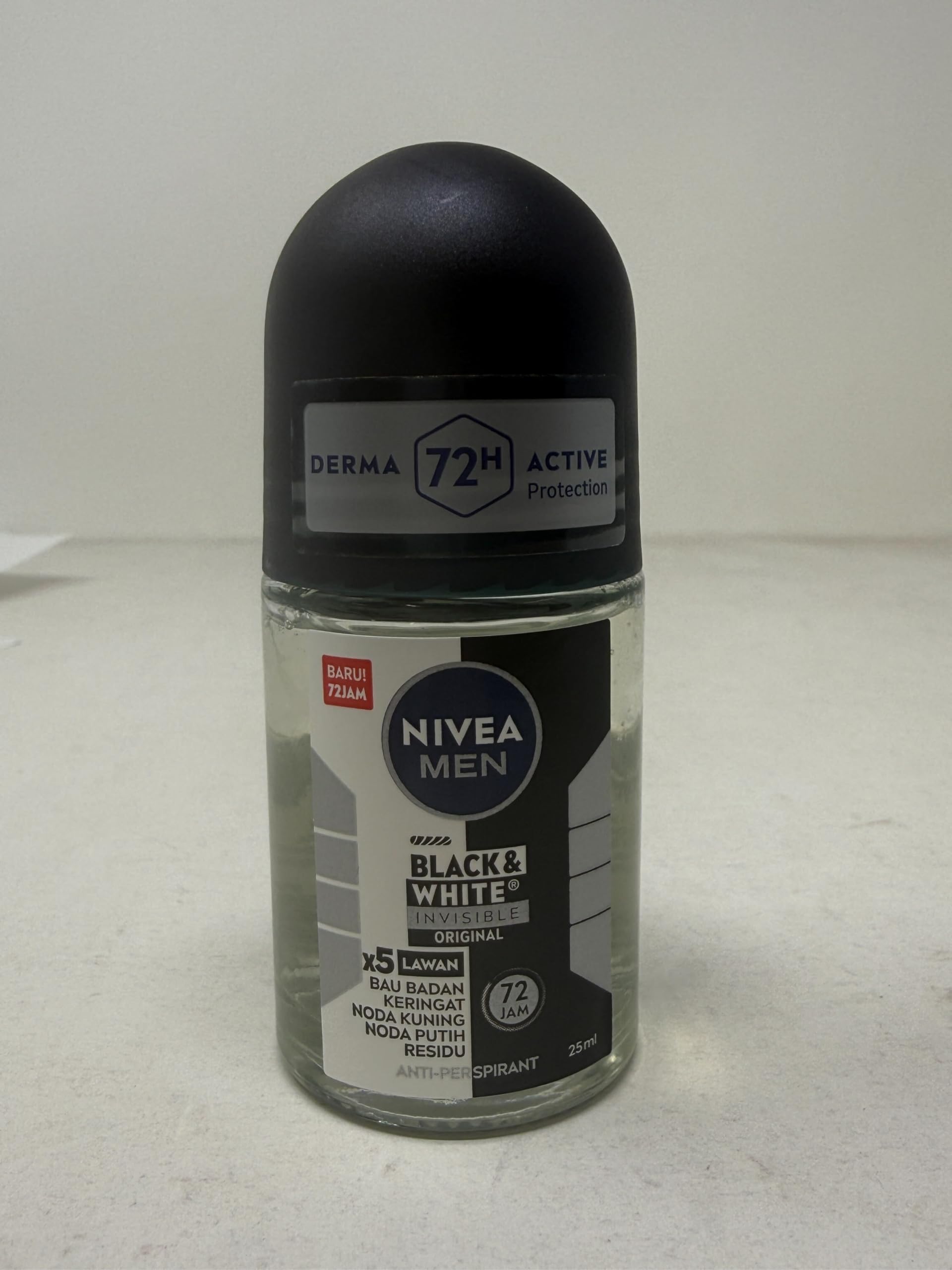 Nivea Men Invisible Deodorant Roll-On - Black &amp; White Protection | 1.69 fl oz