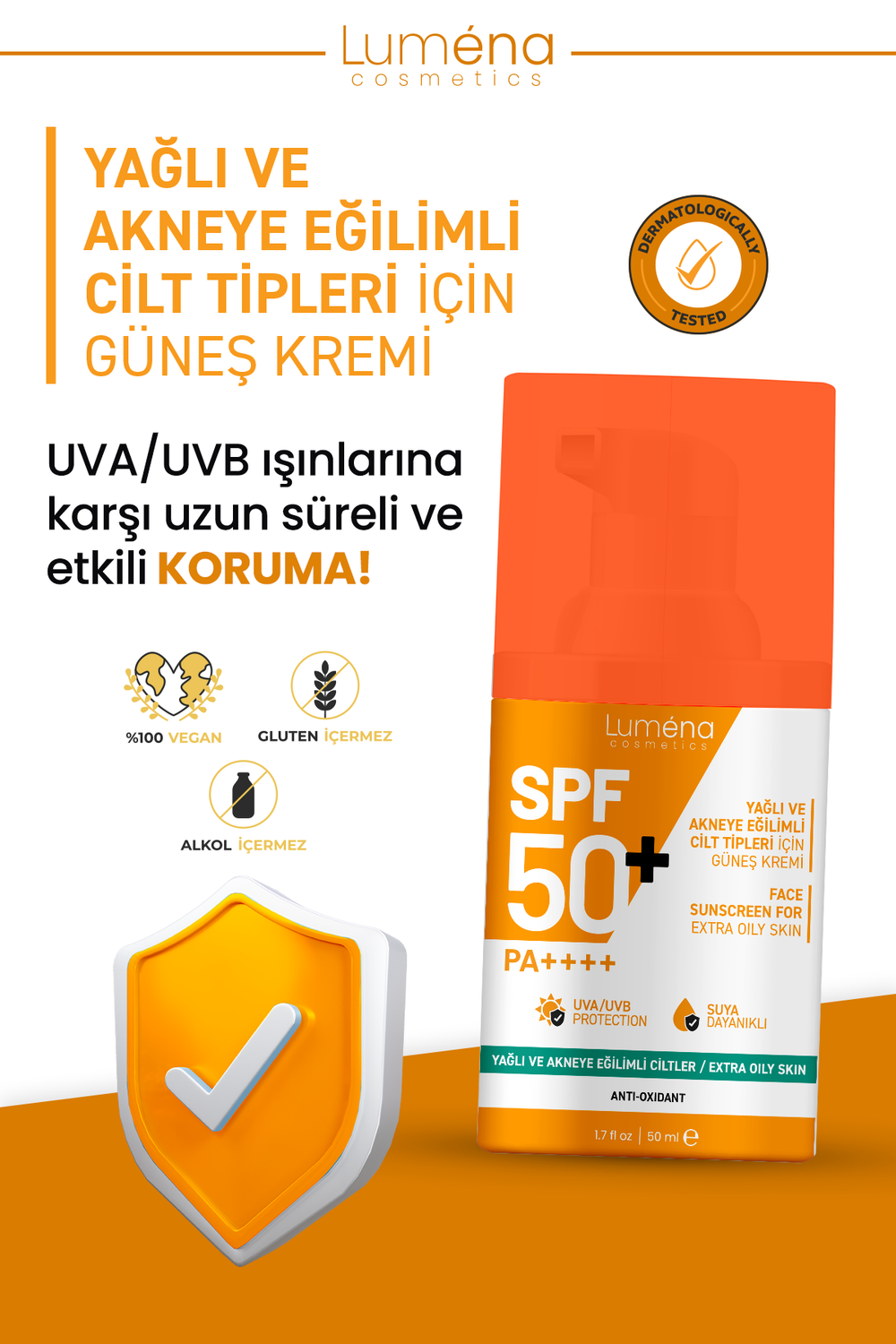 Lumena SPF50+ Acne-Prone Skin Sunscreen 50 ml