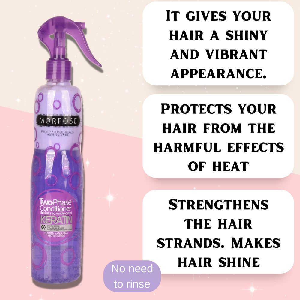 Morfose Two Phase Detangling Spray 400ml - Smooth & Nourish | Hair Care