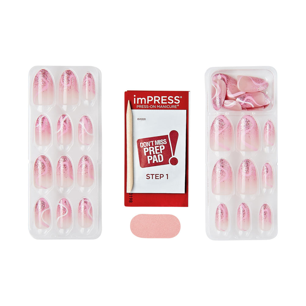 imPress Color Medium Fake Nails - Ready or Not | Trendy Design