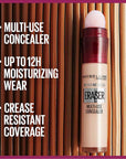 Maybelline Instant Anti Age Eraser Concealer - High Coverage, Hydrating, 12-Hour Wear