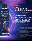 Clear Men Anti-Hair Loss Shampoo - Reduces Hair Loss, Strengthens Hair, 11.83 fl oz