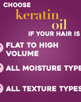 OGX Keratin Oil Shampoo, 13.01 fl oz - Anti-Breakage Hair Strengthening Formula