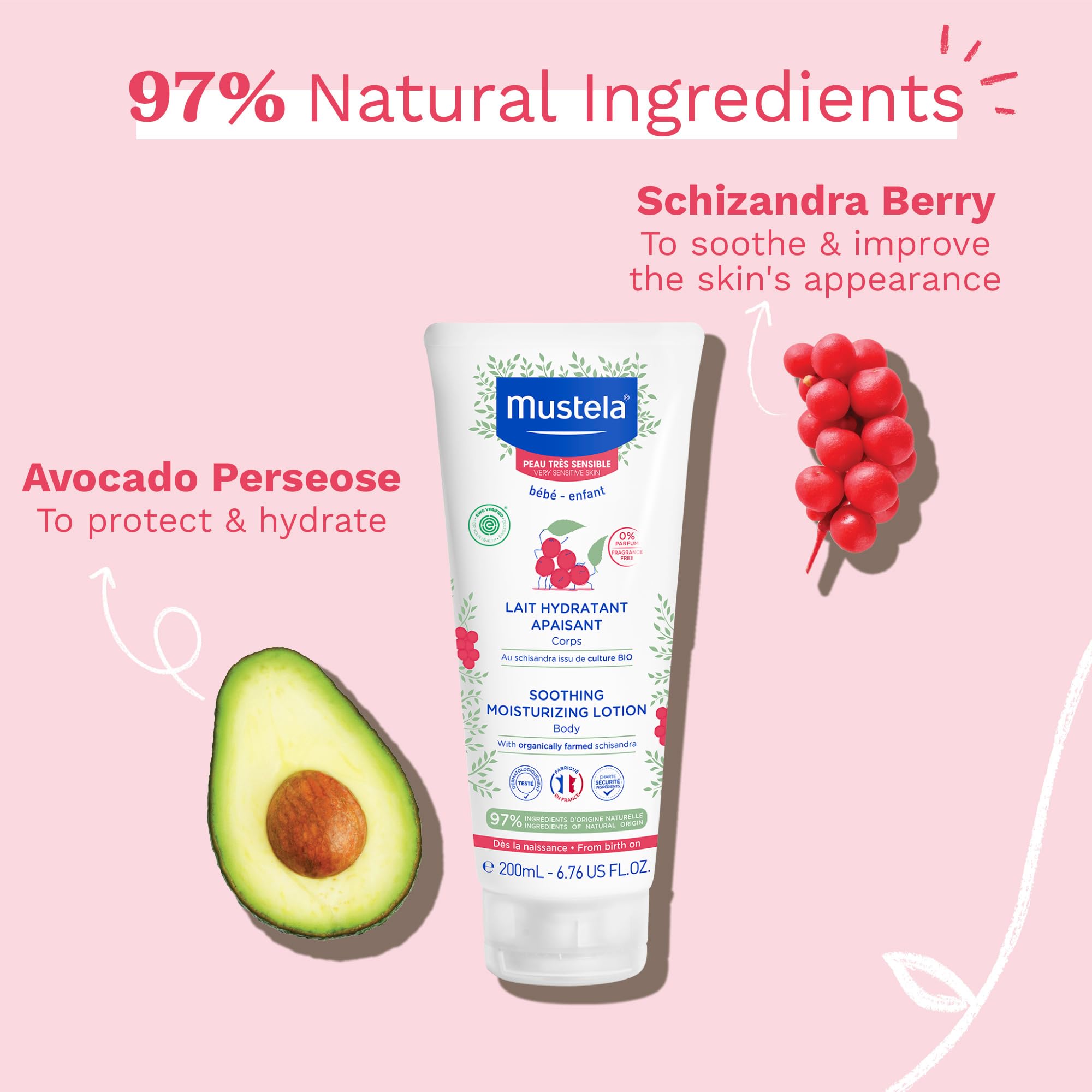 Mustela Soothing Moisturizing Lotion - Hydrating Relief | 200ml