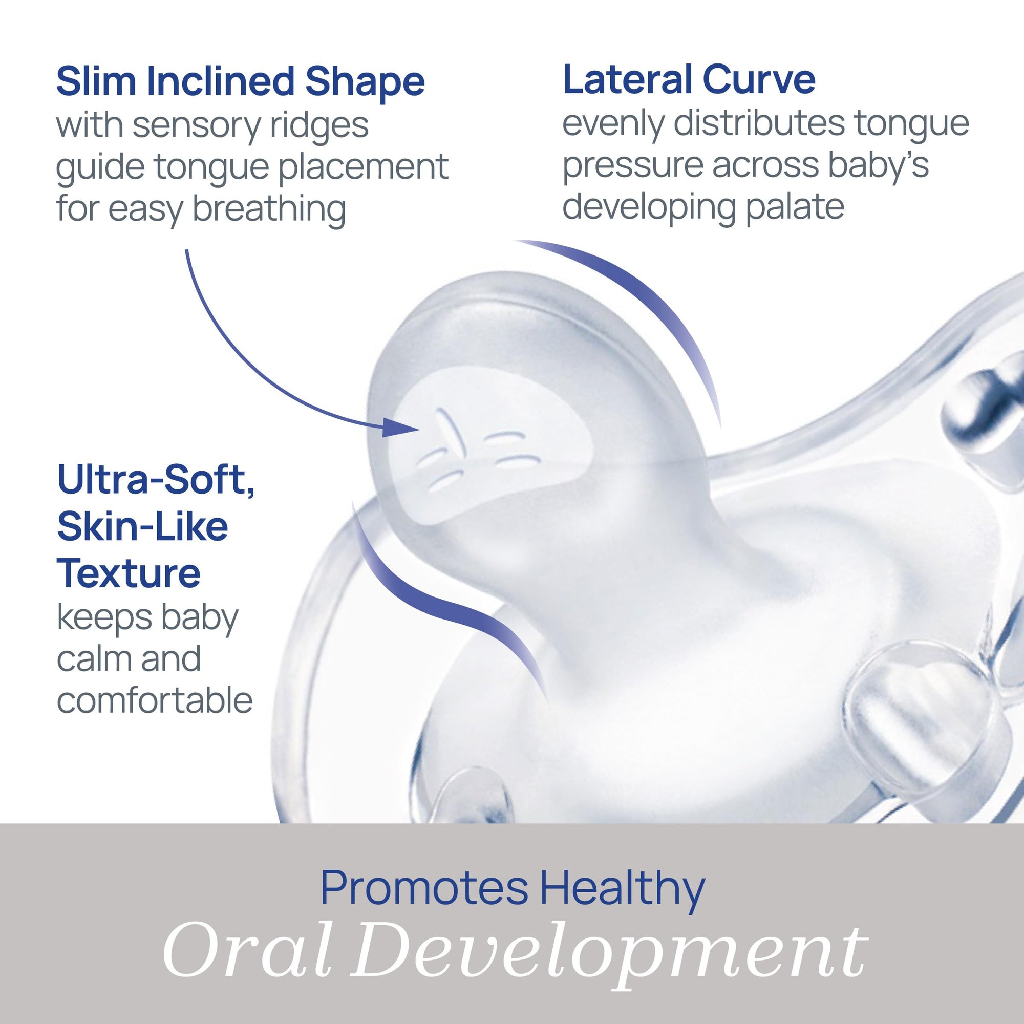 Chicco Orthodontic Pacifier - Physio Forma 2-Pack for Infants 6-16 Months, Safe Silicone Design