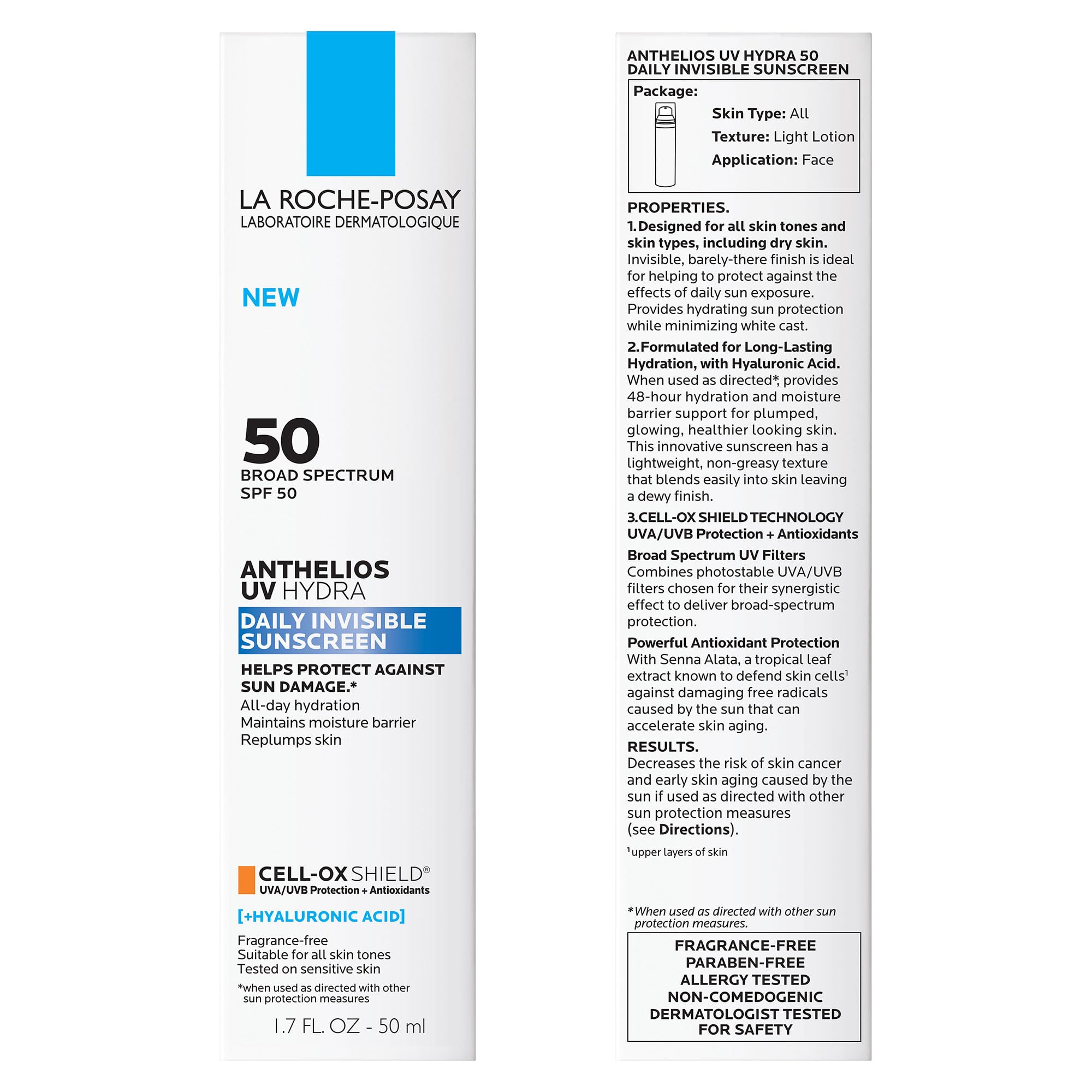 La Roche-Posay Anthelios Age Correct SPF 50 50 ML Anti-Wrinkle Sun Cream