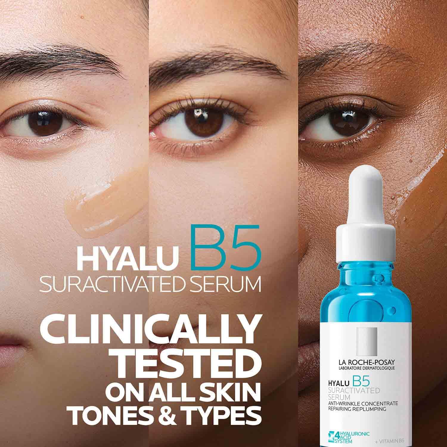 La Roche Posay Hyalu B5 Anti-Aging Serum - Hydrating, Plumping, and Anti-Wrinkle Treatment for All Skin Types
