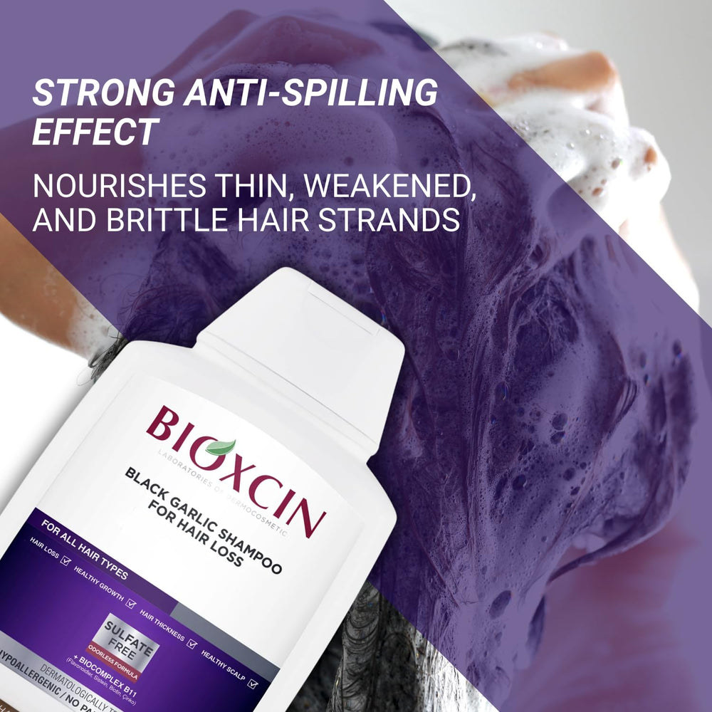 Bioxcin Black Garlic Shampoo 300ml - image 4