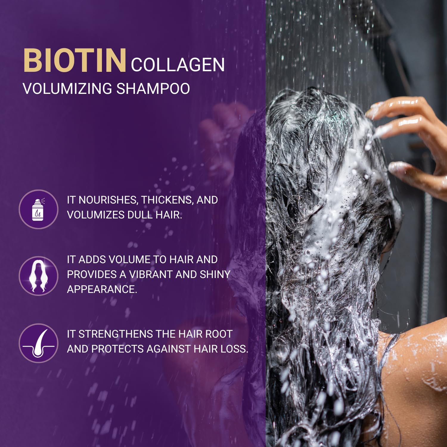 Bioxcin Biotin Supplement and Shampoo Set for Hair Loss Treatment and Hair Health Support - image 15