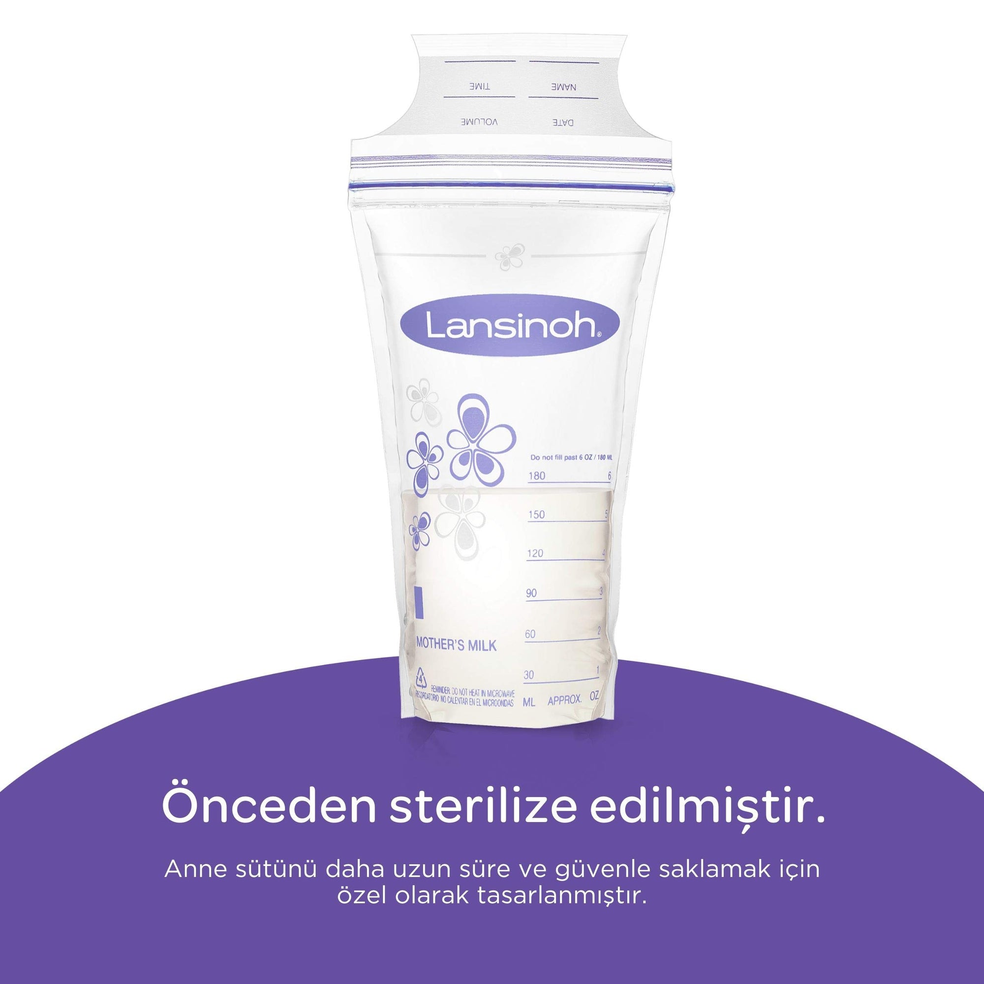 Lansinoh Breast Milk Storage Bags - BPA Free, Sterile &amp; Leak-Proof (25 Count)