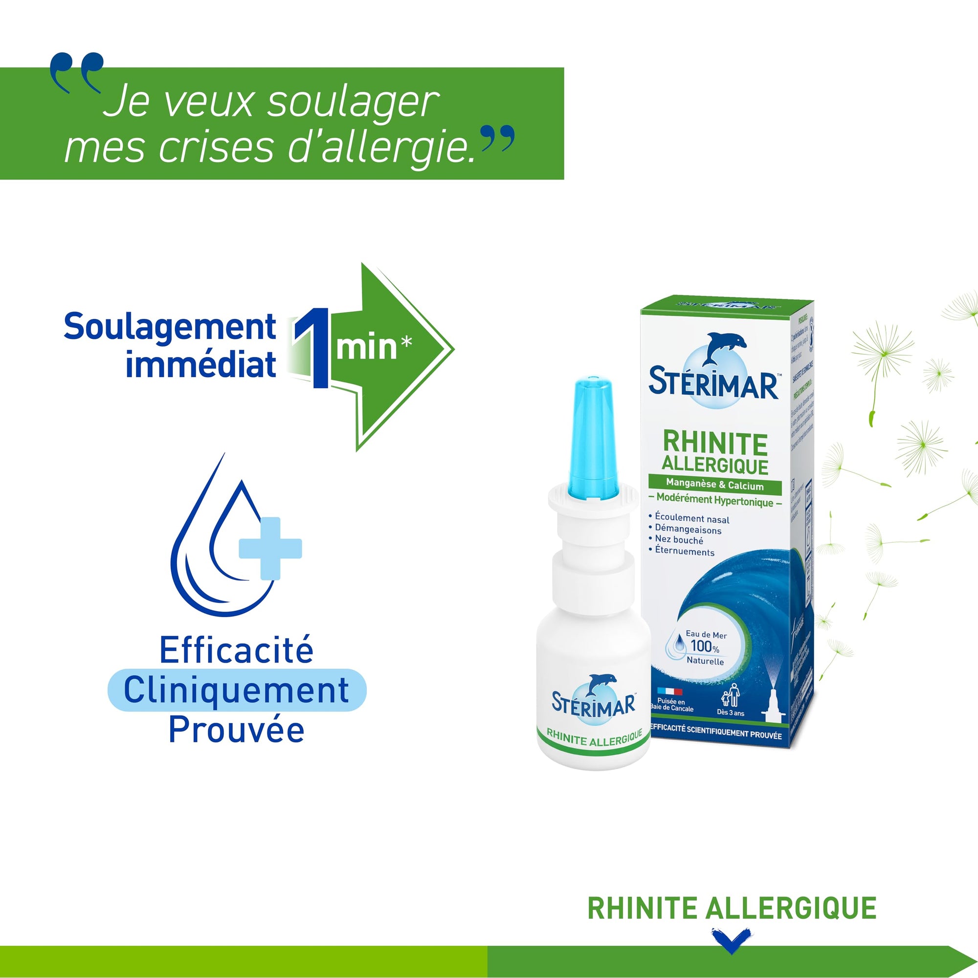 Sterimar Stop & Protect Allergy Spray - 100% Natural Formula | 20ml