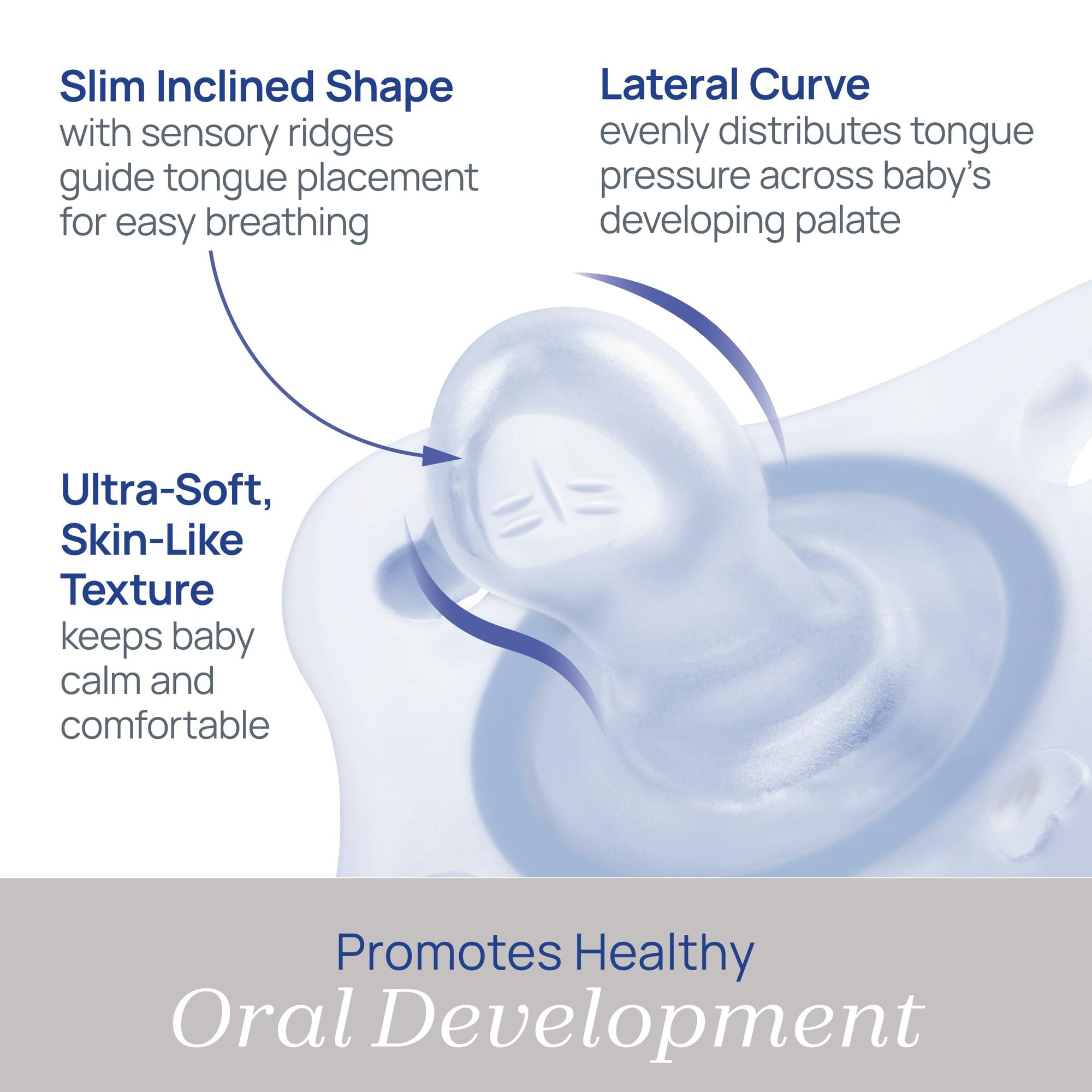 Chicco Orthodontic Pacifier for Newborns - Silicone, 0-2 Months, 2-Pack