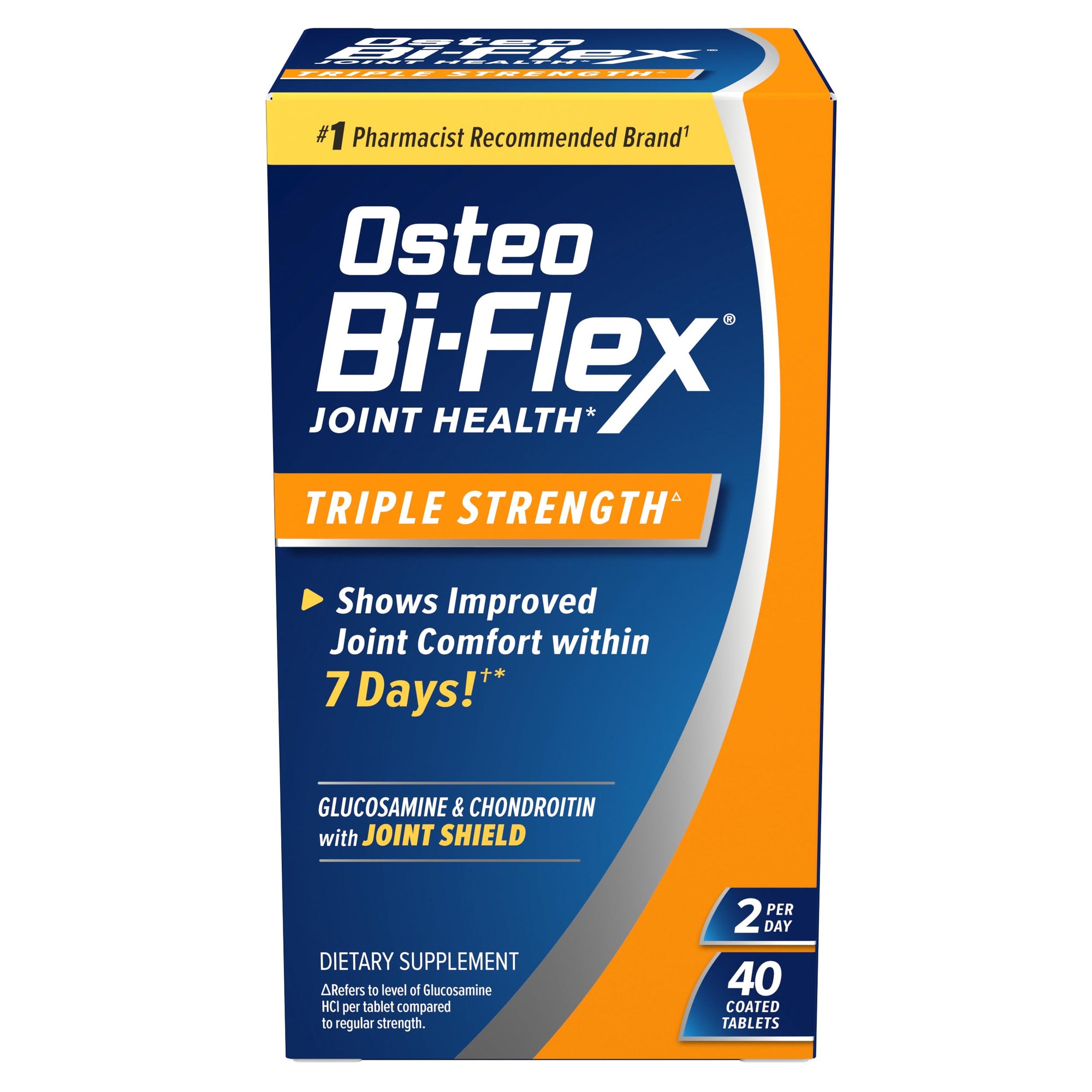 Osteo Bi-Flex Advanced Triple Strength Joint Health Supplement - 40 Tablets with Glucosamine, Chondroitin &amp; MSM