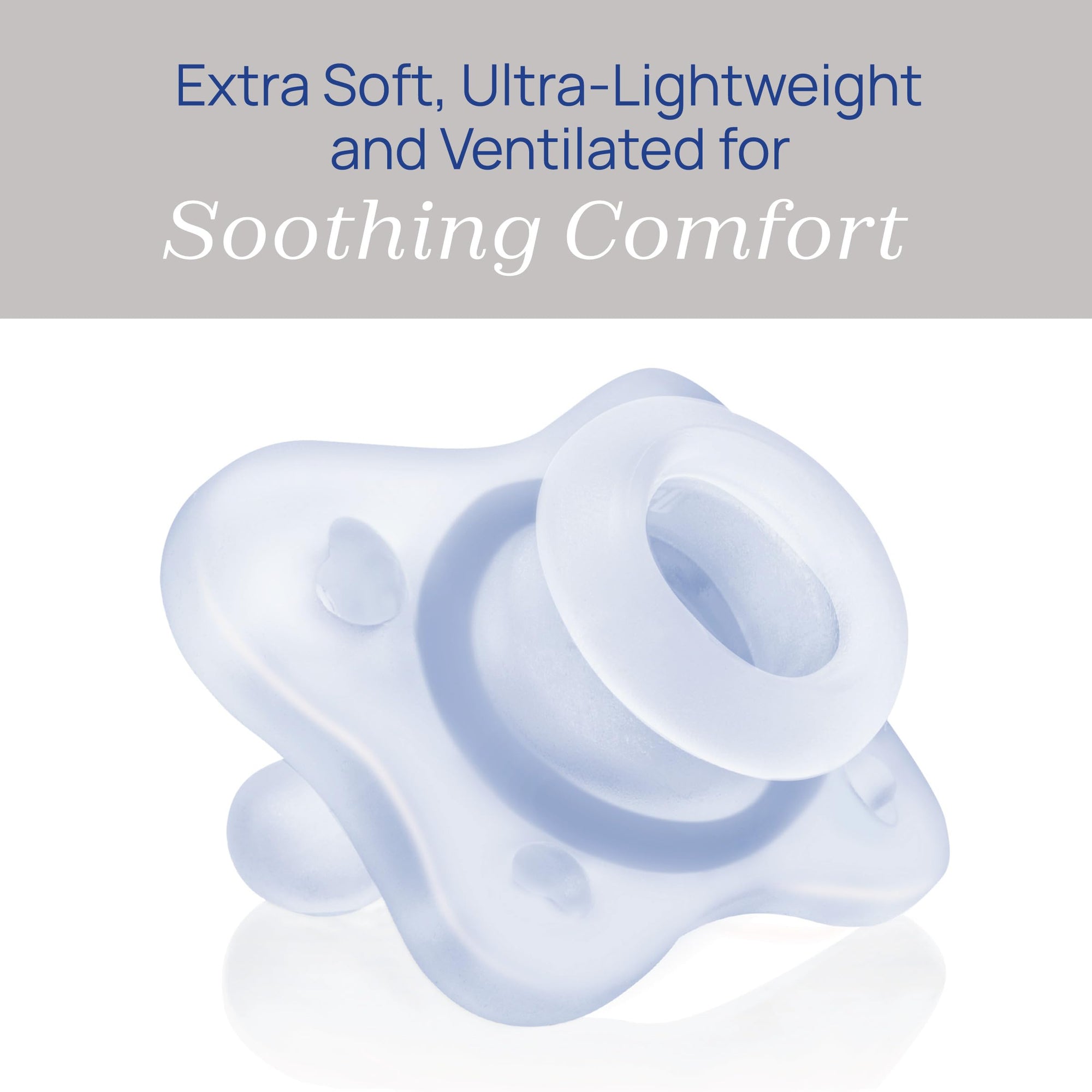 Chicco Orthodontic Pacifier for Newborns - Silicone, 0-2 Months, 2-Pack