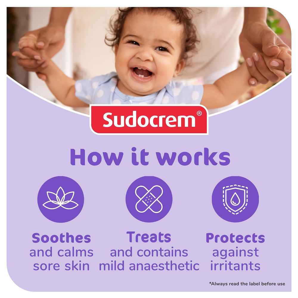 Sudocrem Baby Care Cream 125g - Diaper Rash Relief & Skin Protection