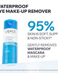 Uriage Waterproof Eye Makeup Remover - Gentle, Effective & Fragrance-Free Solution for Sensitive Eyes