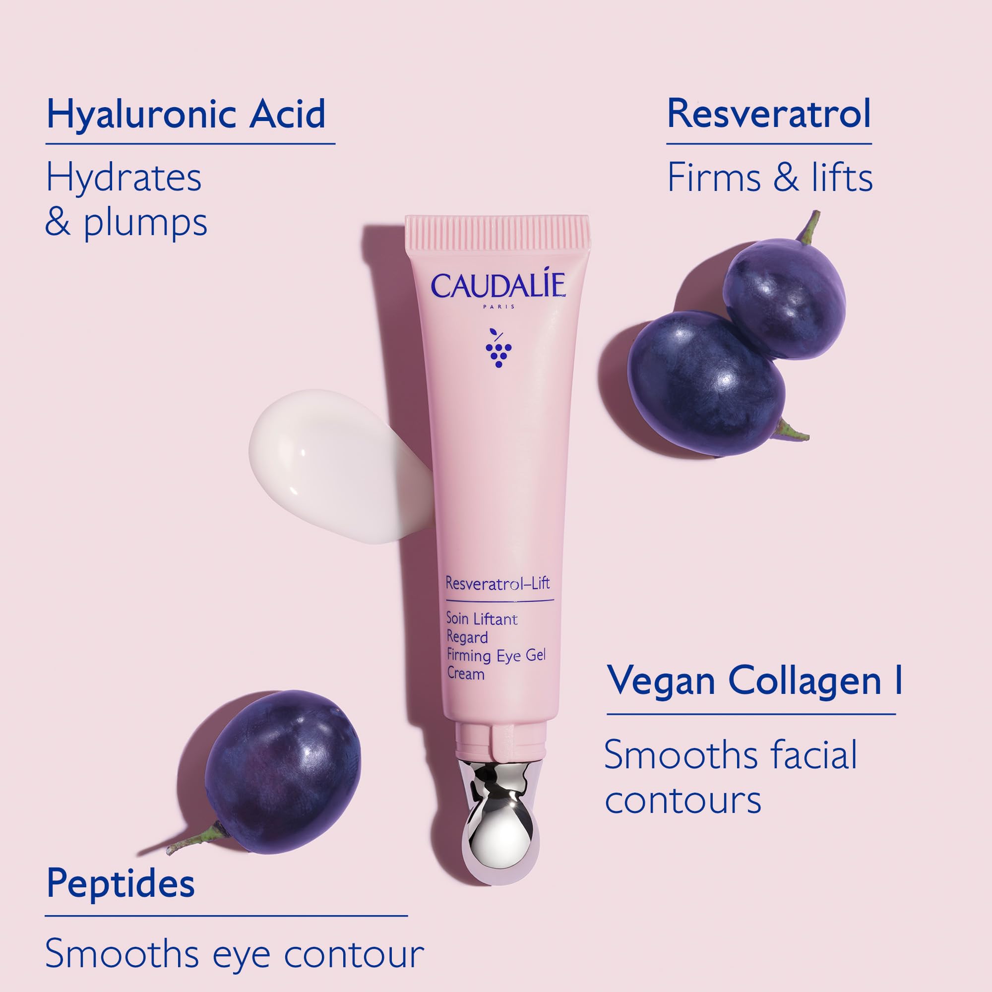 Caudalie Resveratrol Lift Firming Eye Cream - Anti-Aging, Firming &amp; Lift Eye Cream 0.51 fl oz