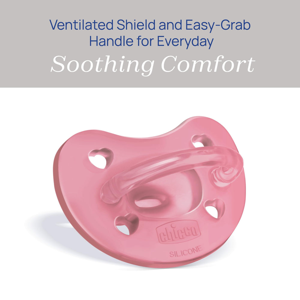 Chicco Physio Soft Silicone Baby Pacifier for 12 Months and Above - Comfortable and Safe Soothing Solution