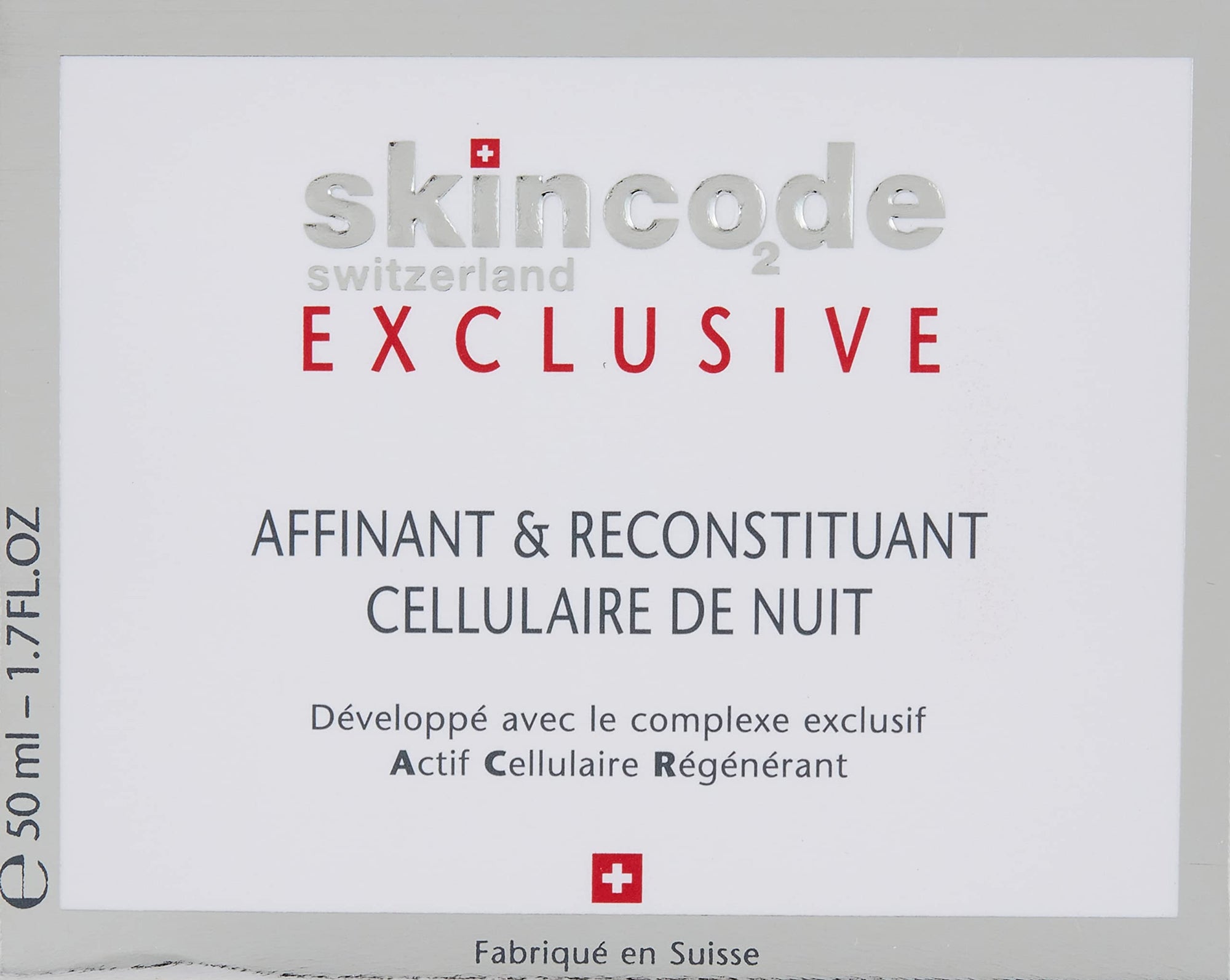 Skincode Cellular Night Refine and Repair Night Cream with Retinyl Palmitate and Hyaluronic Acid - Anti-Aging, Hydrating