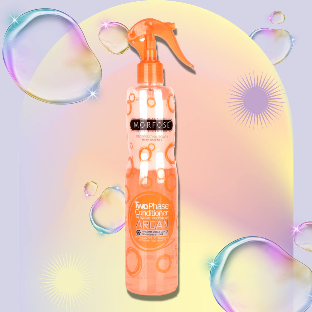 Morfose Argan Dual Phase Hair Spray 400ML - Nourishing Formula | Hair Care