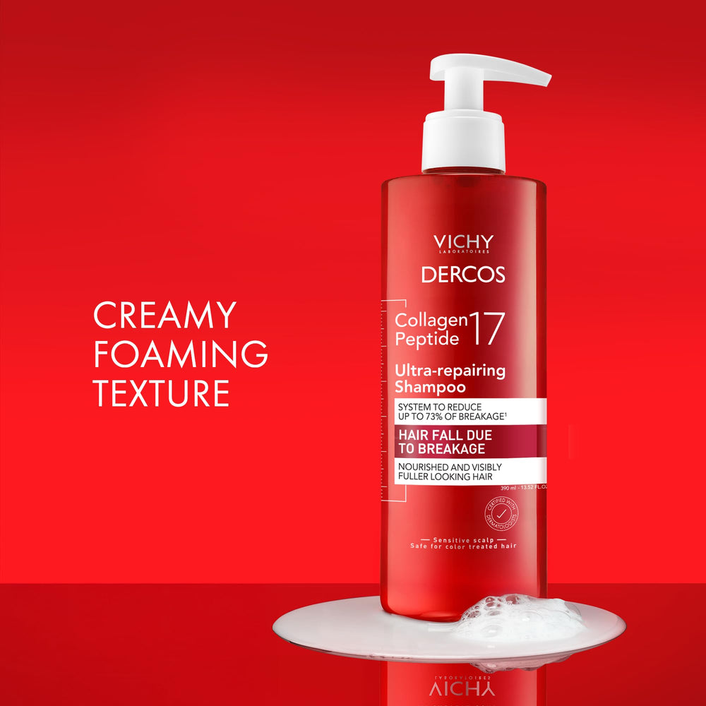 Vichy Dercos Oil Control Shampoo - Dermatological Anti-Dandruff Shampoo for Oily Hair, Paraben-Free, 6.76 fl oz