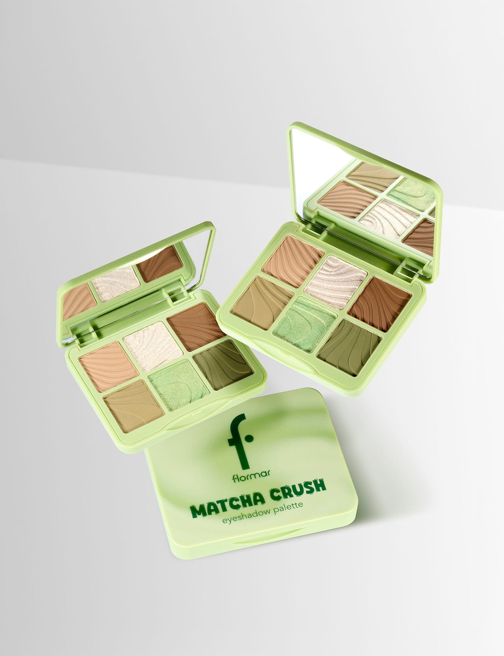 Flormar Matcha Choco Satin & Matte 6-Shade Compact Eyeshadow Palette, 1.2 g