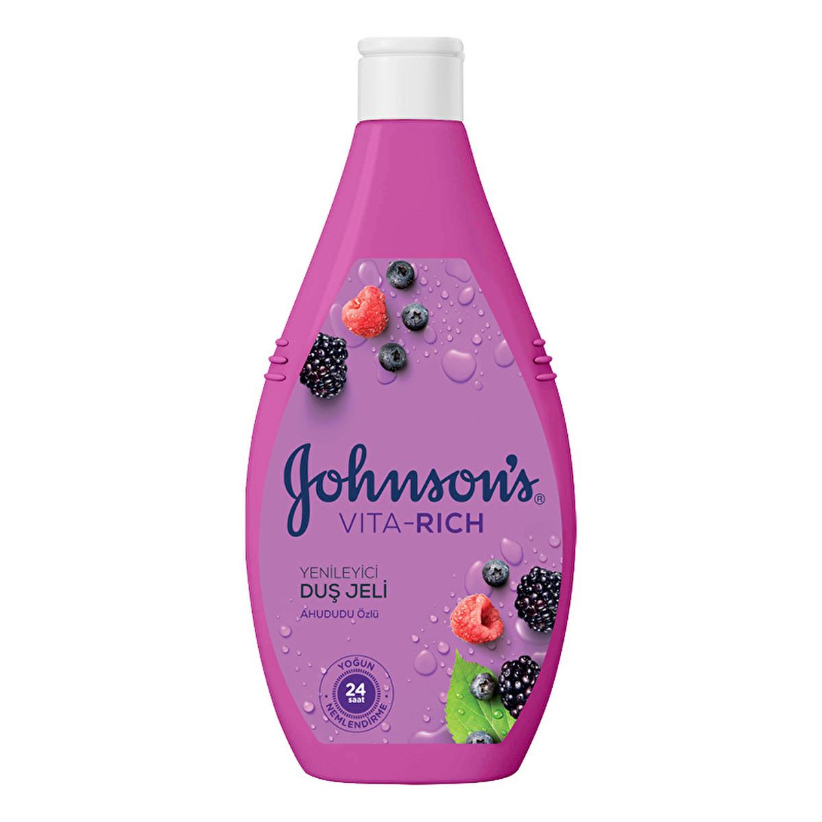 Johnson's Vita-Rich Raspberry Scented Moisturizing Shower Gel - Hydrating Body Wash for Soft Skin Johnson's Vita-Rich Raspberry Shower Gel - Moisturizing Body Wash Raspberry shower gel, Moisturizing body wash, Johnson's Vita-Rich, Hydrating shower gel, Refreshing body cleanser, Body wash, Shower gel, Moisturizing shower gel, Fruity scented body wash, Long-lasting hydration, Soft skin, Smooth skin, Luxurious shower experience, Daily shower essentials, Skin hydration, Raspberry fragrance