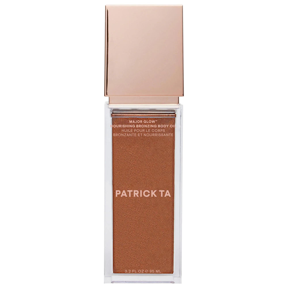 Patrick Ta Major Glow Bronzing Body Oil: Achieve a Radiant, Moisturizing, Golden Glow - Vegan & Cruelty-Free Natural Sunless Tanner Patrick Ta Bronzing Body Oil: Vegan Golden Glow & Hydration bronzing body oil, vegan body oil, cruelty-free bronzer, moisturizing body oil, golden glow body oil, natural bronzer, sunless tanning oil, antioxidant body oil, body oil, bronzer, vegan, cruelty-free, moisturizer, golden glow, sunless tanning, antioxidant, radiant skin, hydrated skin, ethical beauty, beauty, skincare,