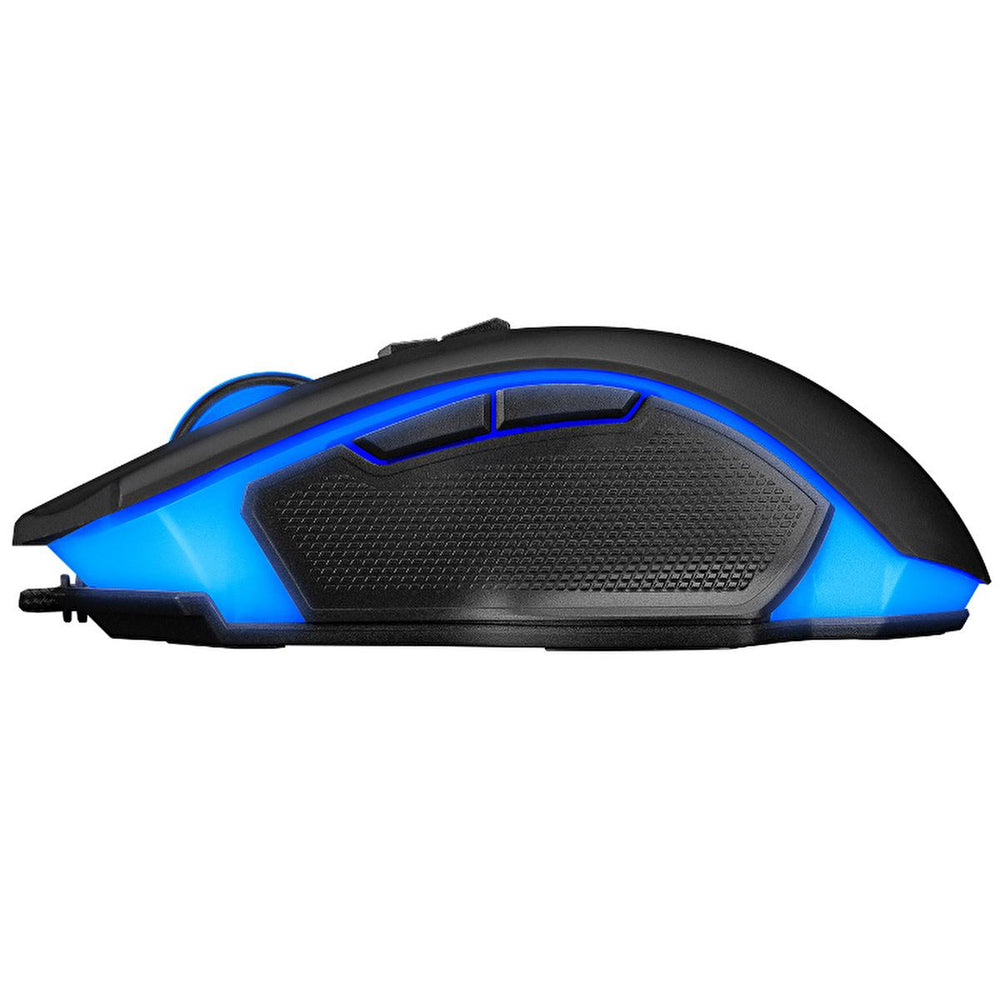 Everest Gaming Keyboard and Mouse Combo - USB 3, RGB Lighting, 3 Macro Keys, Adjustable DPI - Hair Accessories