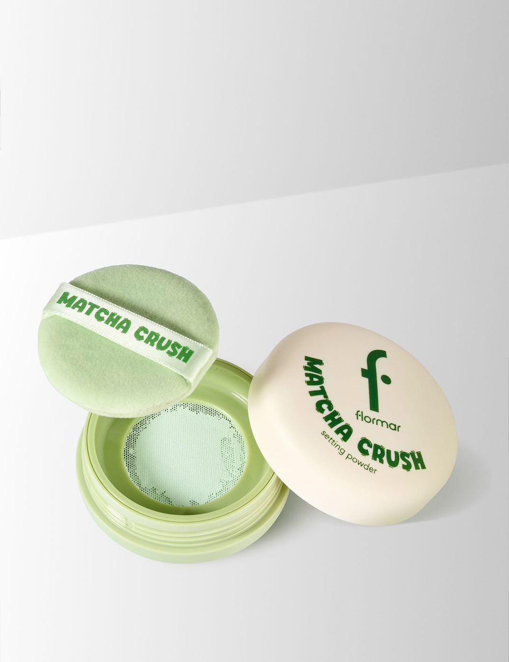 Flormar Matcha Whisper Redness-Correcting Matte Setting Powder, 8 g