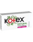 Kotex Natural Super Tampons 16 Count - Biodegradable | Organic - Hygiene Products