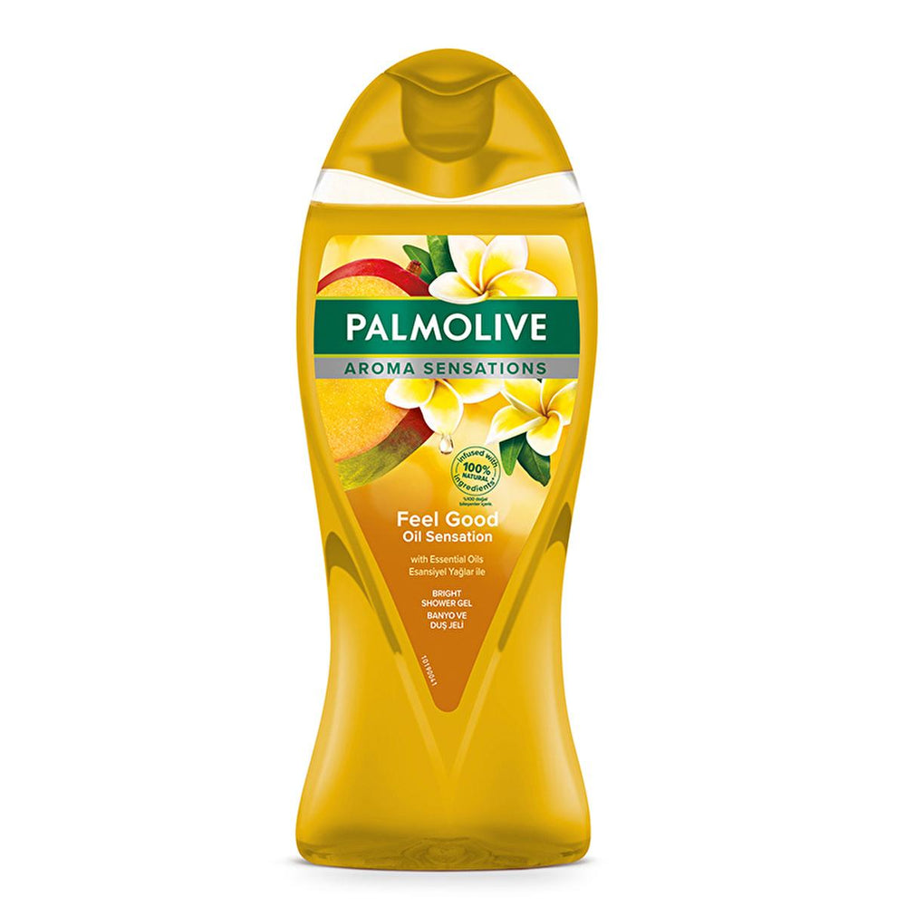 Palmolive Natural Shower Gel with Essential Oils and Mango Juice - Environmentally Friendly Body Wash for - Shower Gel
