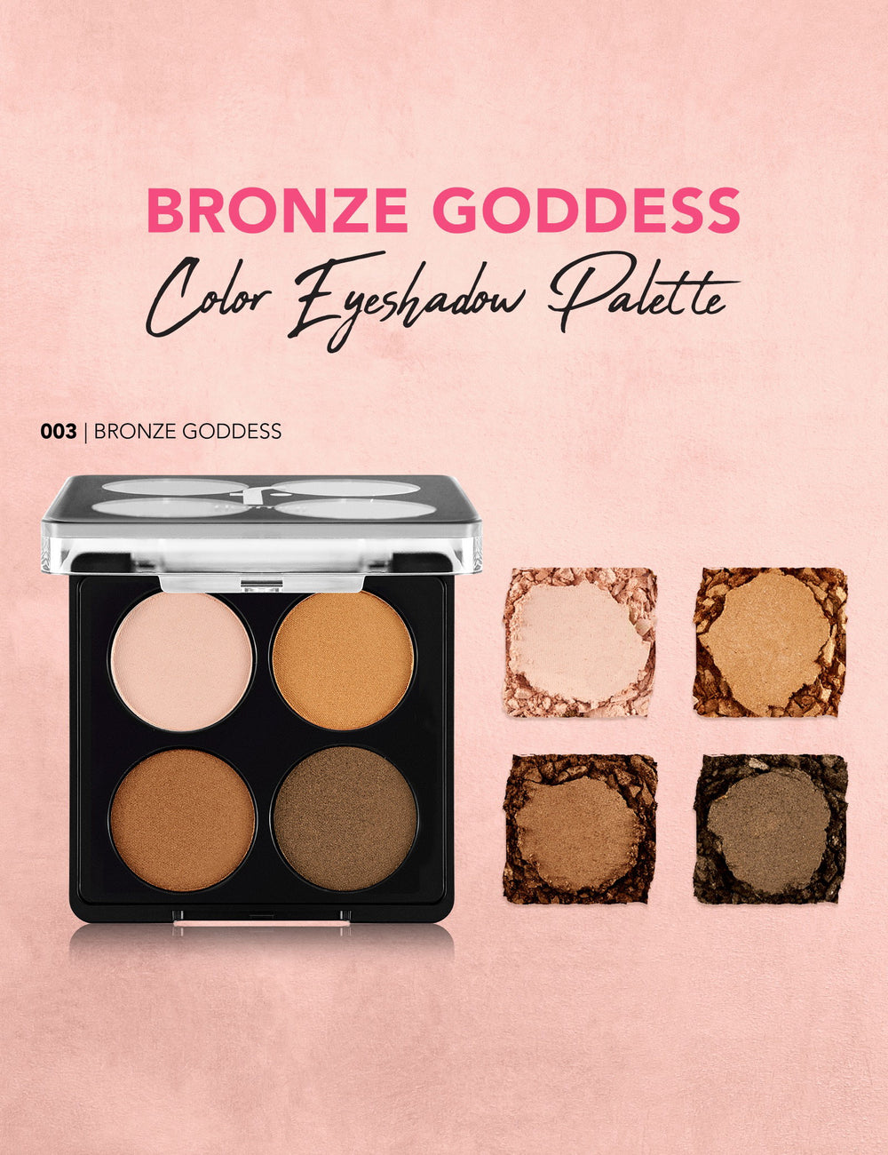 Flormar Color Palette Matte & Shimmer 4-Color Eyeshadow Palette
