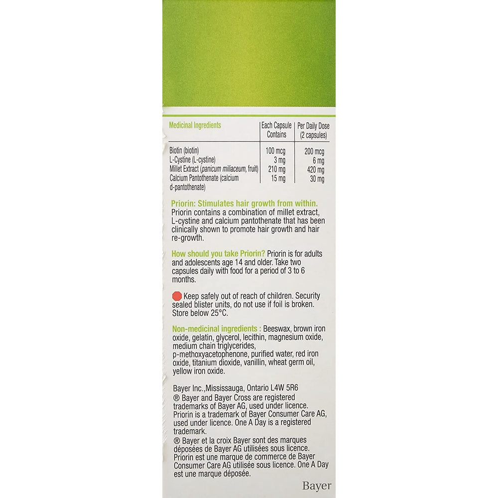 Priorin Intense Hair Growth Supplement - Supports Healthy Hair with Millet Extract, Biotin, and Vitamin B5 - image 6