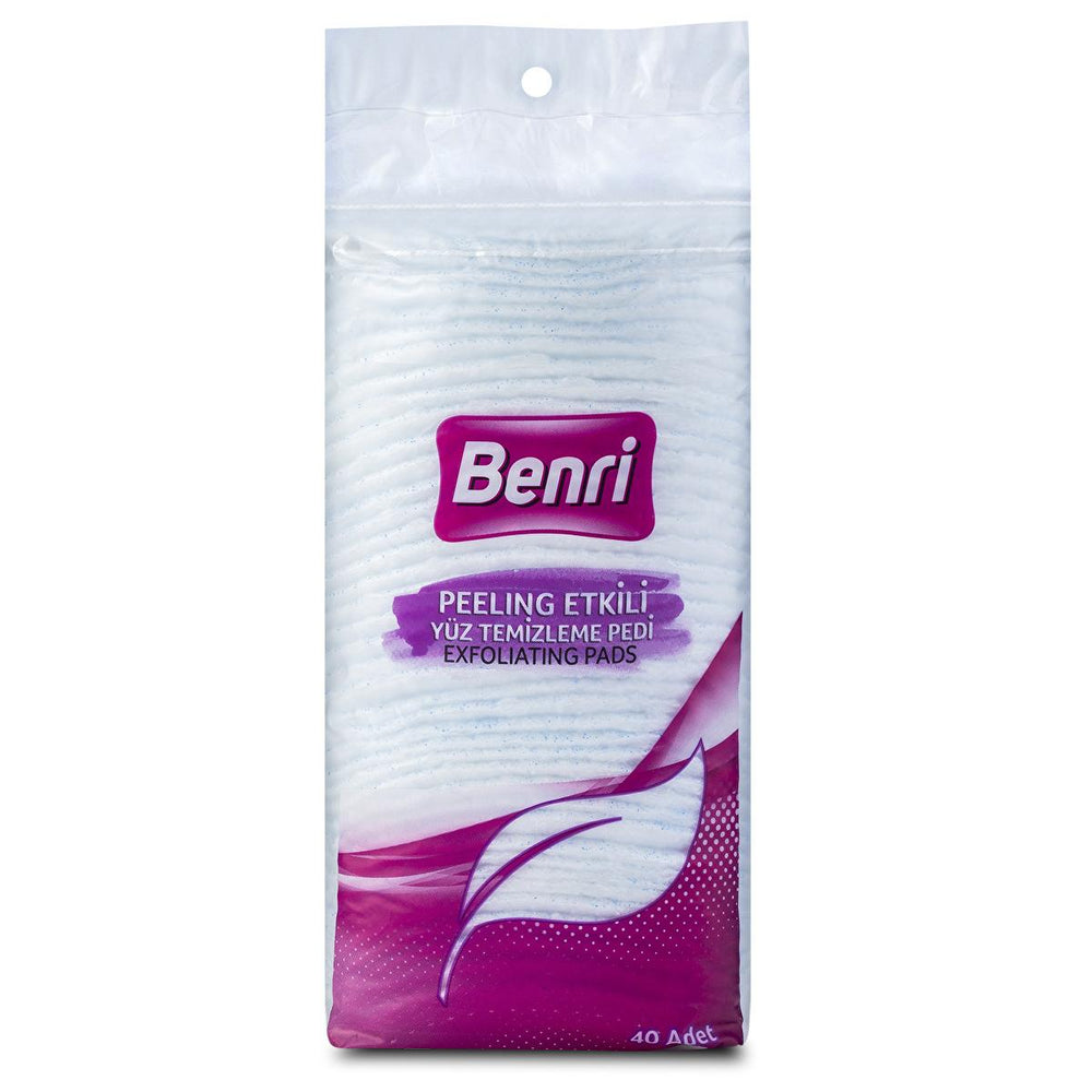 Benri Double-Sided Facial Cleansing Pads - Effective Blackhead Removal & Oil Control for Clearer Skin - Skin Care