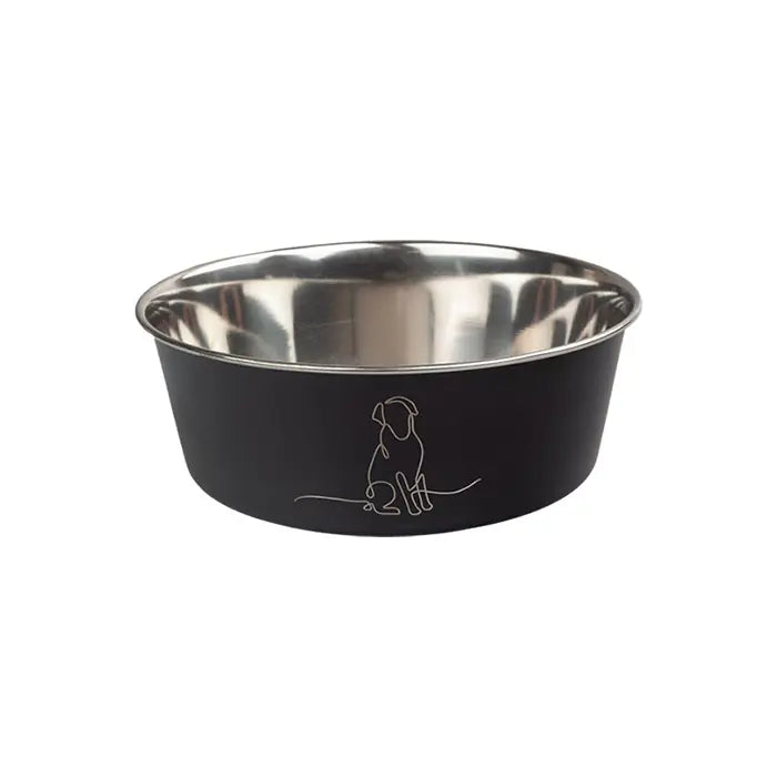Oripet Laser Engraved Stainless Steel Dog Bowl 1/2 Pt