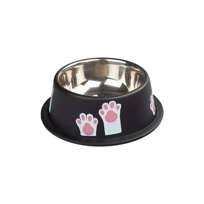 Oripet Paw Print Stainless Steel Dog Bowl 1050ml