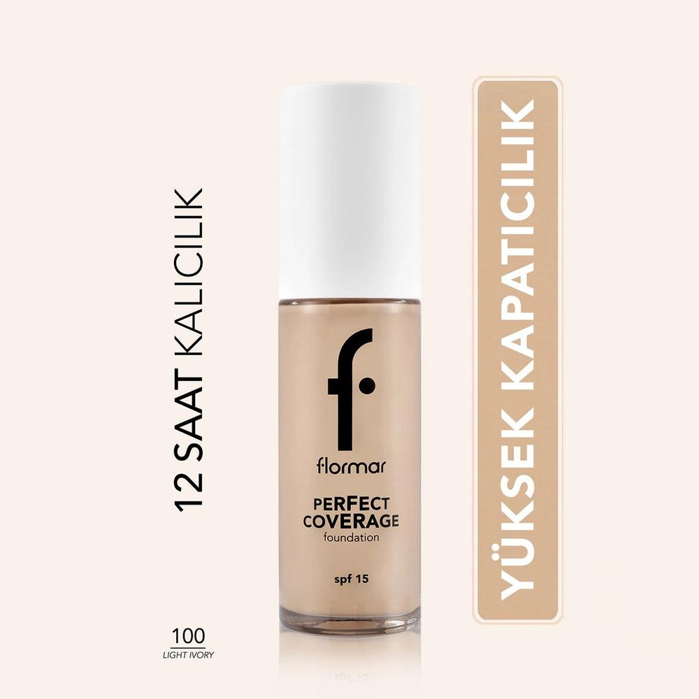 Flormar Perfect Coverage High Pigment SPF15 Foundation 30ml