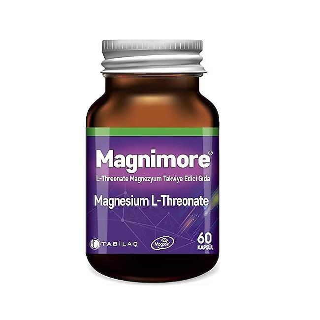 Magnimore Magnesium L-Threonate 60 Capsules - Cognitive Support Supplement for Brain Health Magnesium L-Threonate Supplement for Brain Health & Cognitive Support Magnesium L-Threonate supplement, Magtein®, Cognitive support supplement, Brain health supplement, Dietary supplement, Magnesium supplement, Cognitive function support, Memory improvement, Mental clarity, Brain health, Neuroplasticity, Neurological health, Supplement for focus, Cognitive enhancement