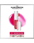 Loreal Paris Plump Ambition Hyaluron Lip Oil - 380 Rouge In Love, Hydrating Lip Care with Plumping Effect Loreal Paris Hyaluron Lip Oil - Hydrating & Plumping Loreal Paris Lip Oil, Hyaluron Lip Care, Plumping Lip Gloss, Rouge In Love Lip Color, Hydrating Lip Product, Lip Care, Cosmetic, Beauty Product, Lip Gloss, Moisturizing Lip Care, Fashionable Lip Color, Trendy Lip Products, Lip Hydration, Plumping Lip Care