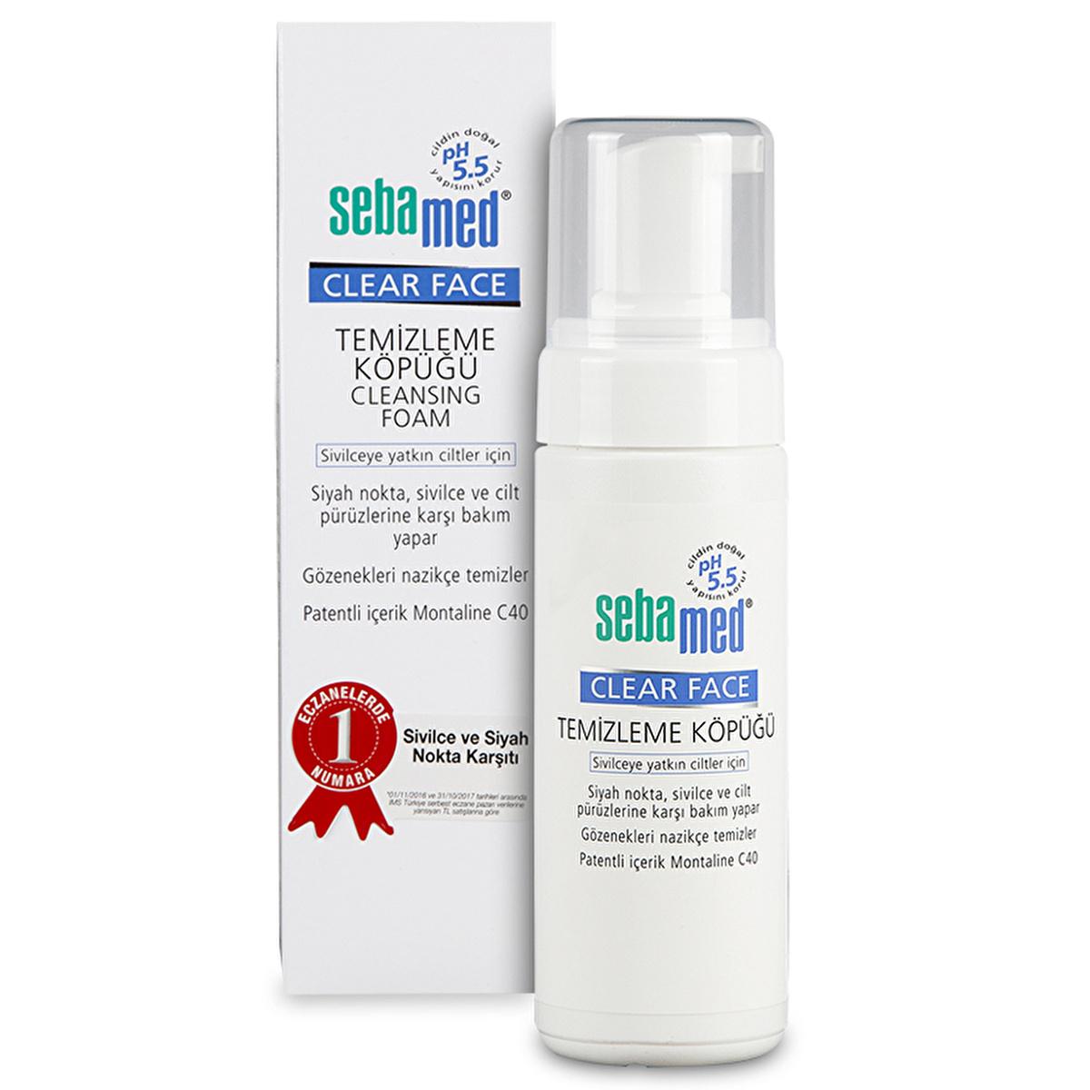 Sebamed Clear Face Facial Cleansing Foam - pH 5.5, Deep Cleansing, Acne Prone Skin Care Sebamed Clear Face - pH 5.5 Facial Cleansing Foam Facial Cleansing Foam, Sebamed Clear Face, pH 5.5 Cleanser, Acne Prone Skin Care, Deep Cleansing Facial Foam, Skincare, Acne Prevention, pH Balanced Products, Facial Care, Sebamed, Cleansing Products