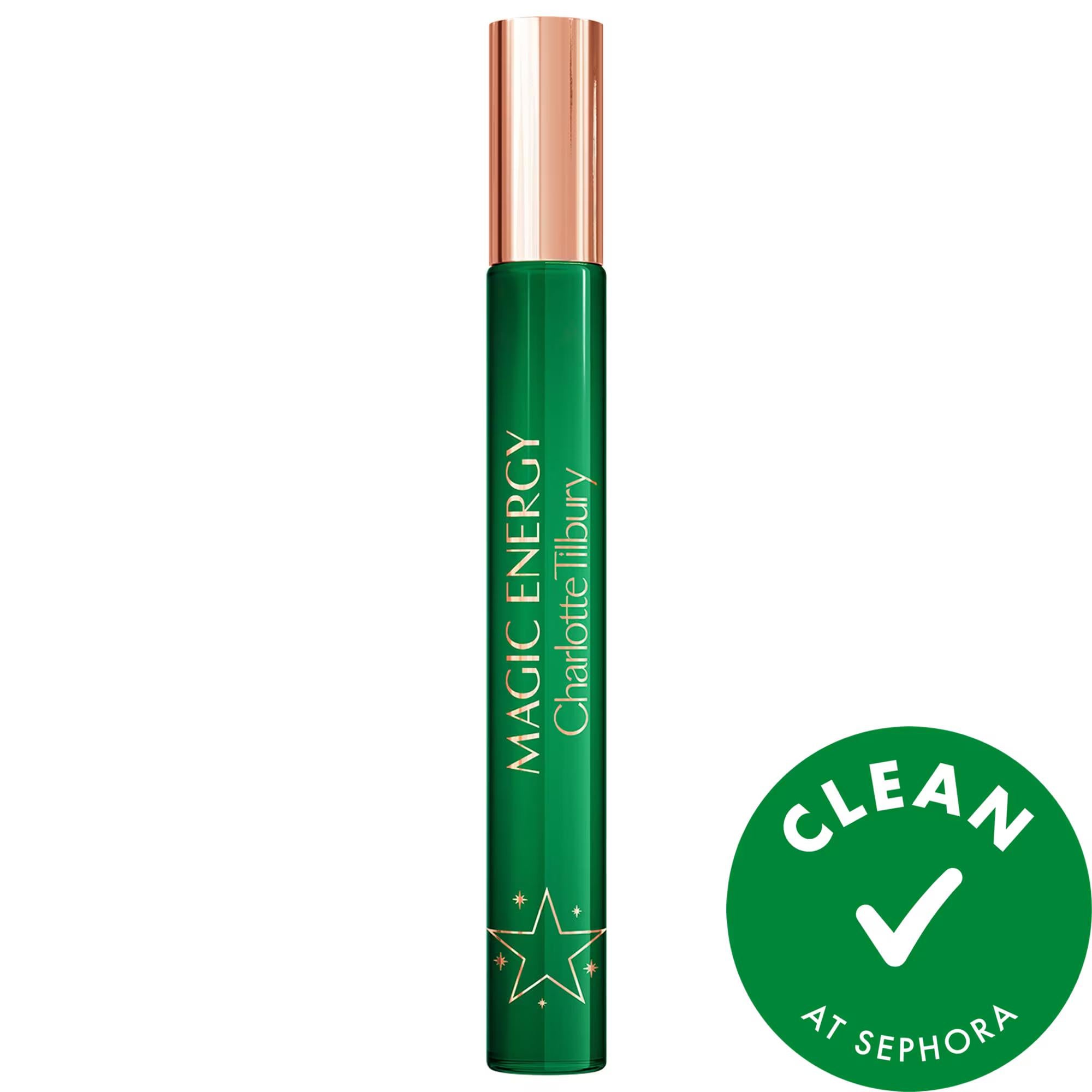 Charlotte Tilbury Magic Energy Eau de Parfum Travel Spray - Energizing Earthy &amp; Woody Fragrance for Women Charlotte Tilbury Magic Energy Eau de Parfum - Energizing Fragrance Magic Energy Eau de Parfum, Charlotte Tilbury Fragrance, Travel Spray Perfume, Earthy Woody Fragrance, Clean Perfume for Women, Energizing Fragrance, Women&#39;s Perfume, Travel Size Perfume, Natural Fragrance, Sophisticated Scents, CLEAN at Sephora, Energy Boosting Fragrance, Refreshing Perfume