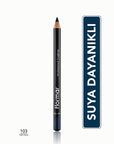 Flormar Waterproof Mat Eyeliner - Intense Pigment, Long-Lasting, Smudge-Proof - Navy Blue - Eyeliner