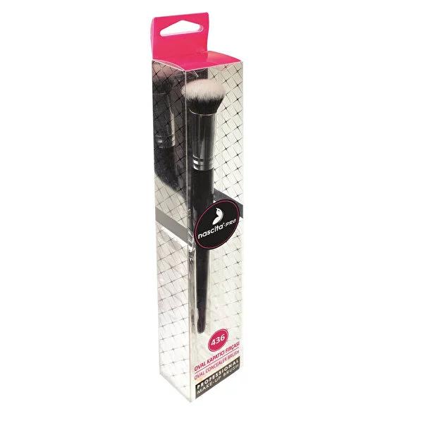 Nascita Pro Oval Makeup Brush for Concealer - Professional Liquid & Powder Applicator Nascita Pro Oval Concealer Brush - Professional Makeup Tool makeup brush, concealer brush, oval makeup brush, liquid concealer applicator, professional makeup tools, beauty essentials, makeup accessories, Nascita Pro Series, flawless makeup, concealer application, beauty tools, cosmetic brush