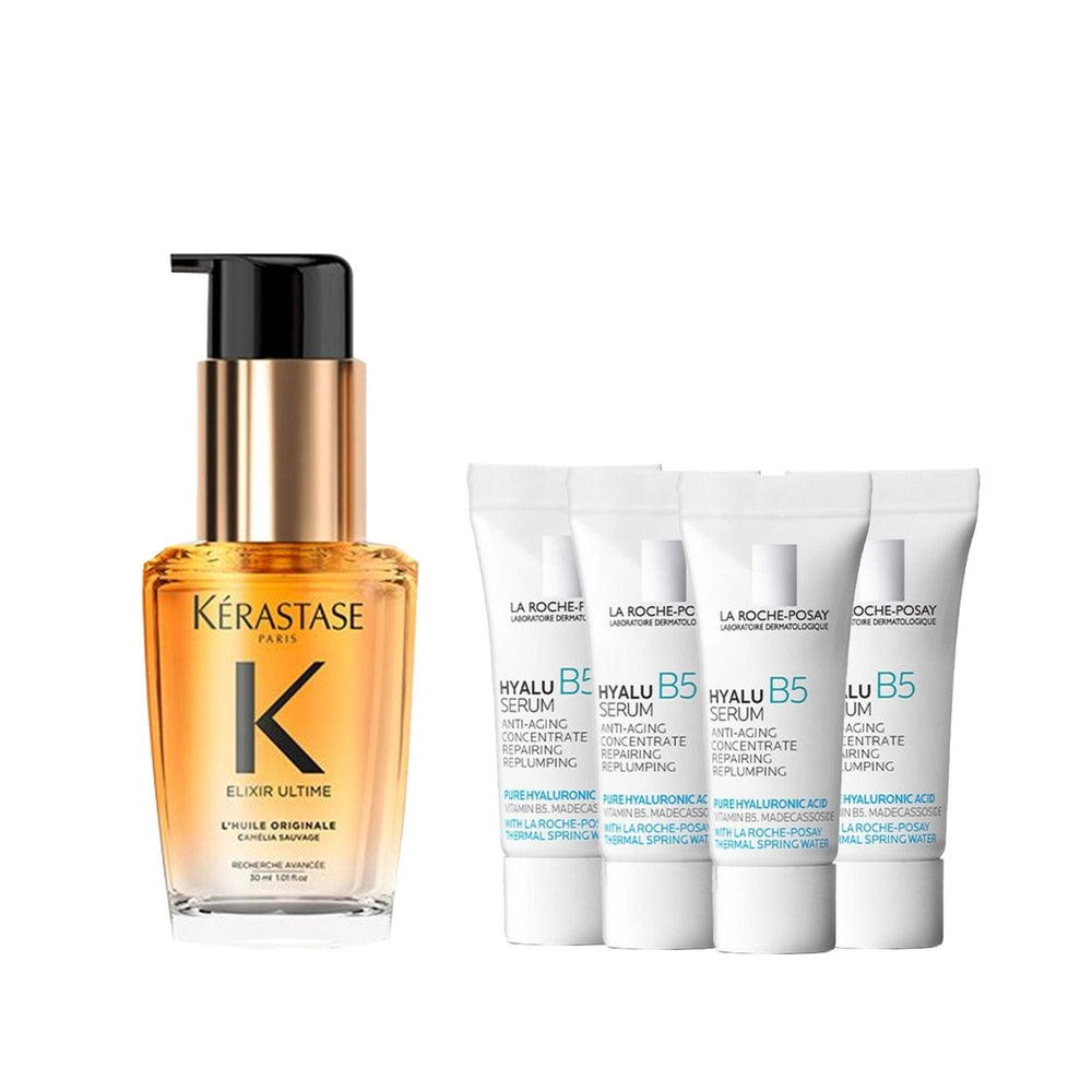 Kerastase Skincare and Haircare Set - Premium Beauty Bundle with La Roche Posay - Skin Care