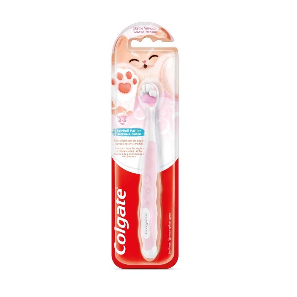 Colgate Fluffy Paws Extra Soft Kids Toothbrush