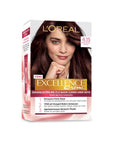 L'Oreal Paris Excellence Creme 4.15 Charming Coffee Hair Dye: 100% Grey Coverage, Long-Lasting Color & Keratin Protection L'Oreal Hair Dye: 100% Grey Coverage & Keratin - Charming Coffee hair dye, grey coverage hair dye, long lasting hair color, hair color with keratin, hair dye with ceramide mask, Loreal hair dye, brown hair dye, at home hair color, hair color treatment, permanent hair color, hair color, grey hair coverage, keratin hair dye, ceramide hair mask, Loreal, brown dye, at-home color, hair treatm
