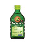 Möller's Cod Liver Oil Supplement with Omega-3, Vitamins A, D, E - Natural Apple Flavor for Heart, Brain Health - 8.45 fl oz - image 2