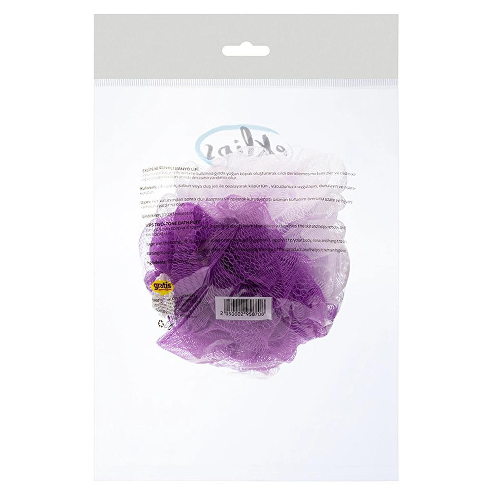 Eklips Dual-Tone Bath Sponge for Gentle Exfoliation
