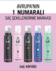 Taft Curl & Flex Hair Mousse - Enhances Curl Definition & Volume, 5.07 fl oz Taft Curl & Flex Hair Mousse - 5.07 fl oz curl enhancing mousse, hair styling products, curl defining products, wavy hair care, styling mousse for curly hair, curly hair products, wavy hair styling, hair mousse, hair care, styling products, Taft hair products, curl definition, volume enhancement, moderate hold, 5.07 fl oz, hair styling mousse